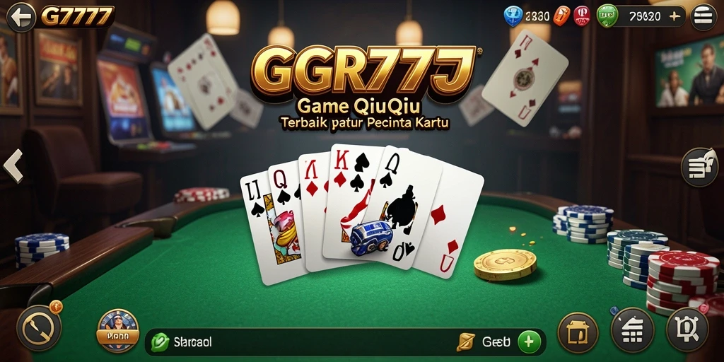Screenshot GGR777 menunjukkan gameplay seru QiuQiu.