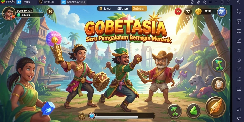 Tampilan gameplay seru GOBETASIA yang memikat.