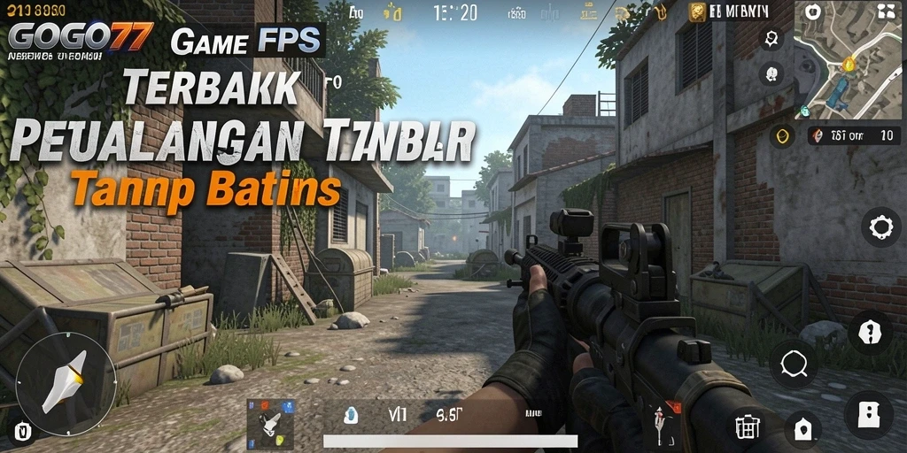 Tangkapan layar GOGO77 menampilkan pertempuran yang mendebarkan dalam mode FPS.