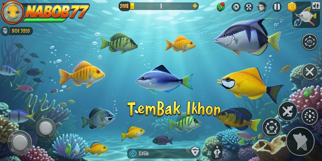 Gameplay seru menembak ikan di NABOB77.