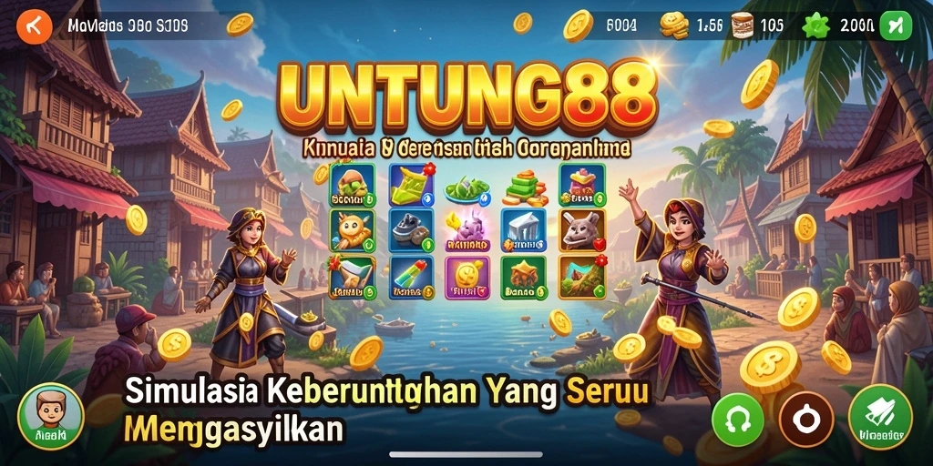 Tampilan seru dari gameplay utama UNTUNG88 yang menampilkan berbagai tantangan.