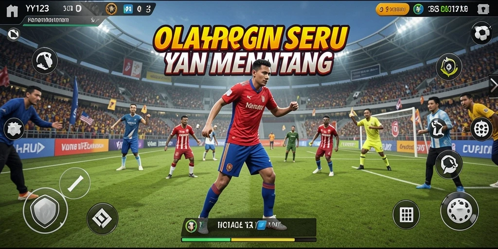 Gameplay YY123 yang seru dan kompetitif di lapangan olahraga.